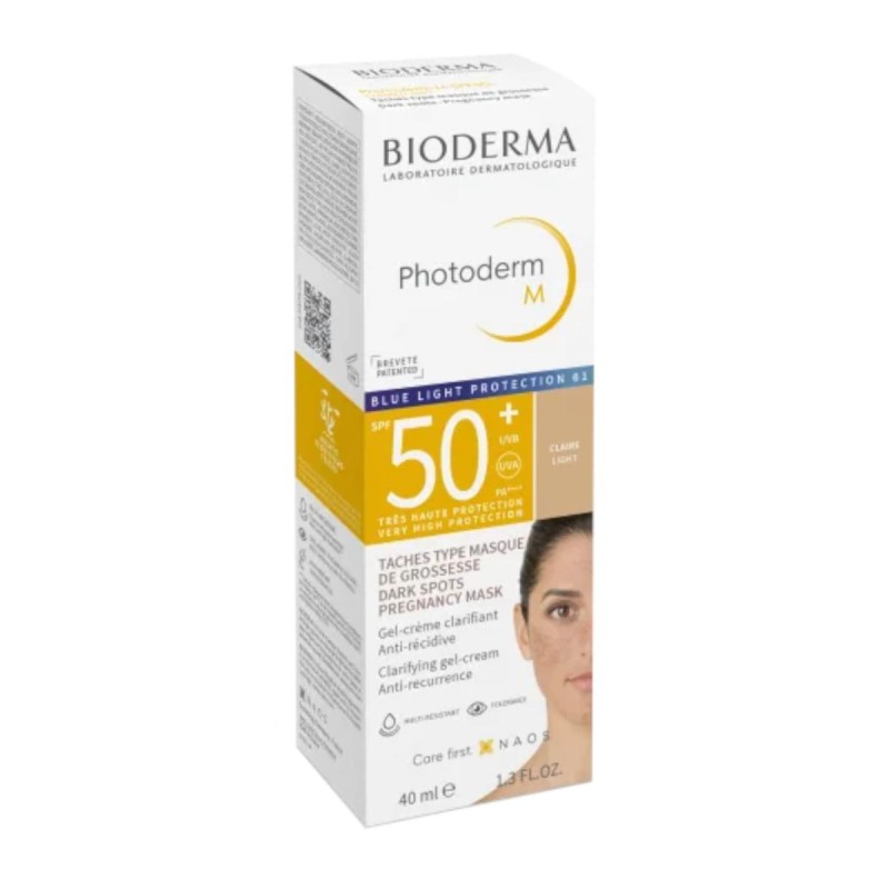 PHOTODERM M SPF50+ BIODERMA 1 ENVASE 40 ML COLOR CLARO
