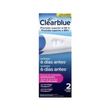 TEST DE EMBARAZO ULTRATEMPRANA CLEARBLUE 2 UNIDADES