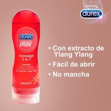 DUREX PLAY MASSAGE SENSUAL LUBRICANTE HIDROSOLUBLE 200 ML
