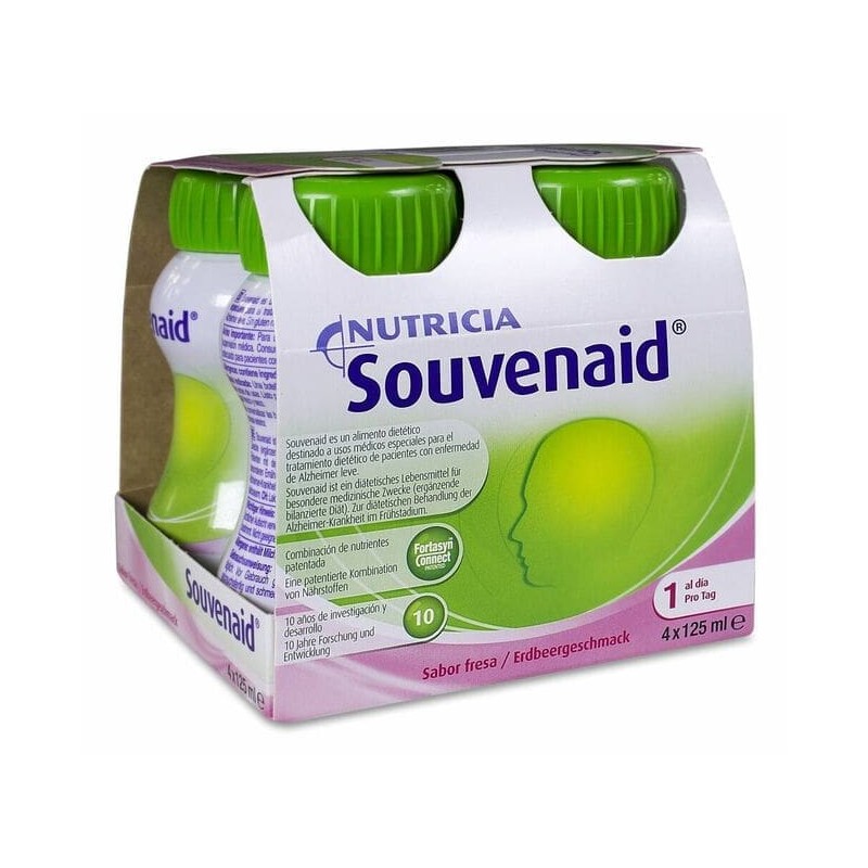 SOUVENAID FRESA 125 ML  4 BOTELLAS