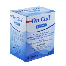 ON CALL LANCETAS ESTERILES 100 UNIDADES