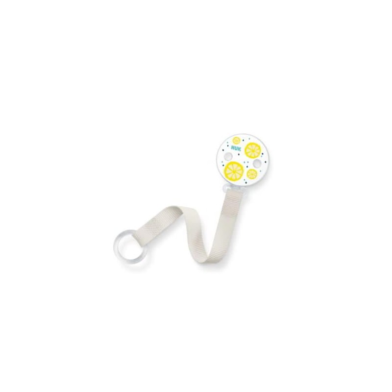 CINTA SUJETA CHUPETES NUK LIMITED EDITION FRUITS 1 UNIDAD