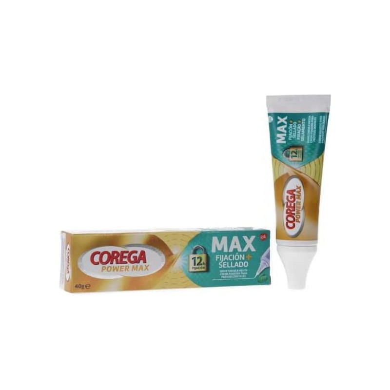 COREGA MAX FIJACION + SELLADO 1 ENVASE 40 G SABOR MENTA