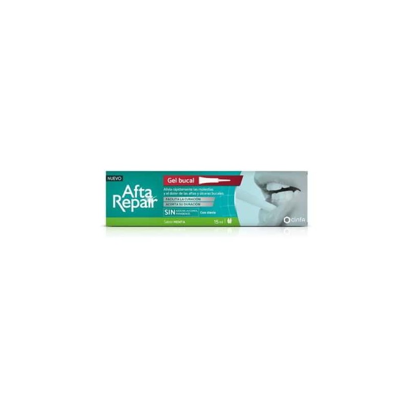 AFTA REPAIR GEL 1 ENVASE 15 ML SABOR MENTA