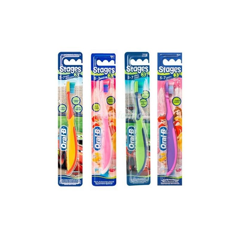 CEPILLO DENTAL INFANTIL ORAL-B STAGES 3 3-5 AÑOS