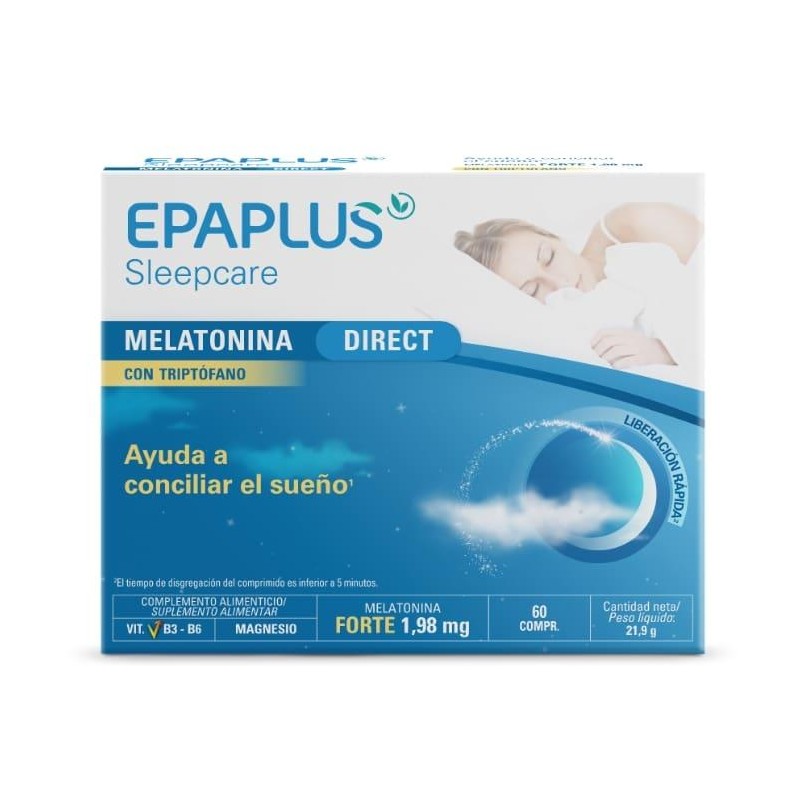 EPAPLUS SLEEPCARE MELATONINA CON TRIPTOFANO 60 COMP