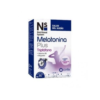 NS MELATONINA PLUS TRIPTOFANO 30 COMPRIMIDOS