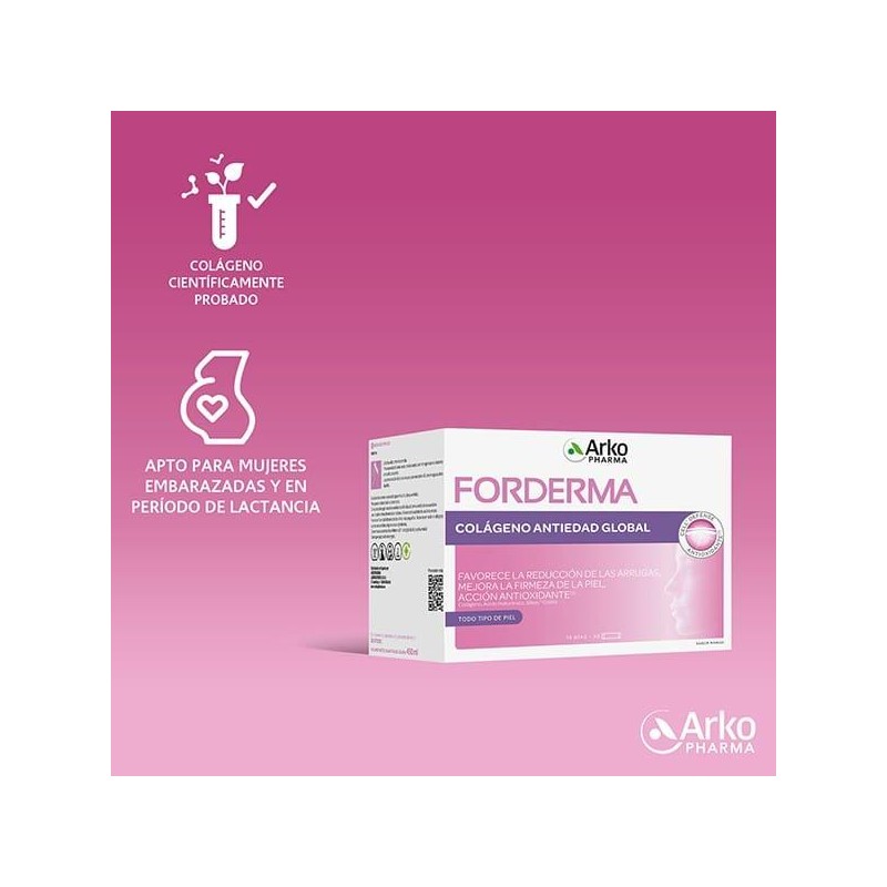 ARKO FORDERMA COLAGENO ANTIEDAD GLOBAL 30 STICKS SABOR A MANGO