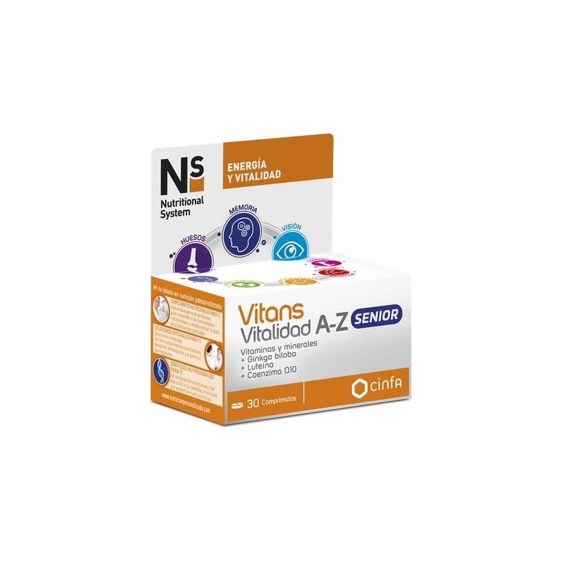 NS VITANS VITALIDAD A-Z SENIOR 30 COMPRIMIDOS