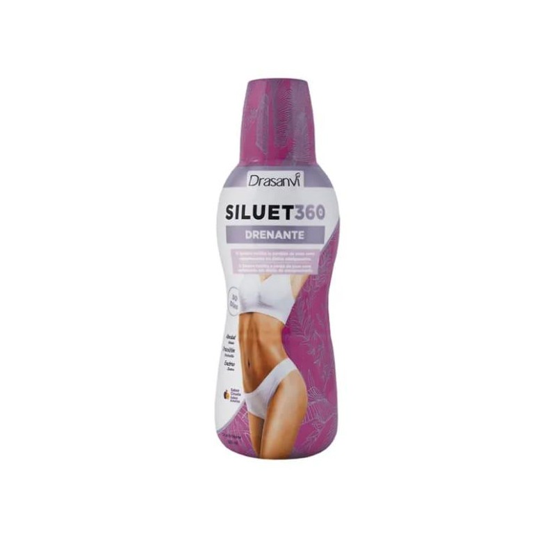 DRASANVI SILUET 360º DRENANTE 1 BOTELLA 600 ML SABOR CIRUELA