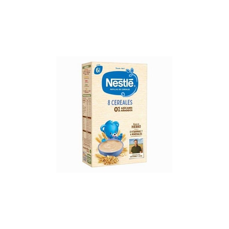 NESTLE PAPILLA 8 CEREALES GALLETA MARIA 1 ENVASE 950 G