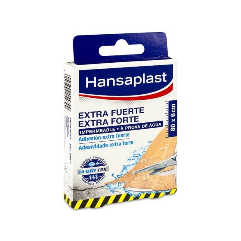 HANSAPLAST EXTRA FUERTE APOSITO ADHESIVO 8 TIRAS