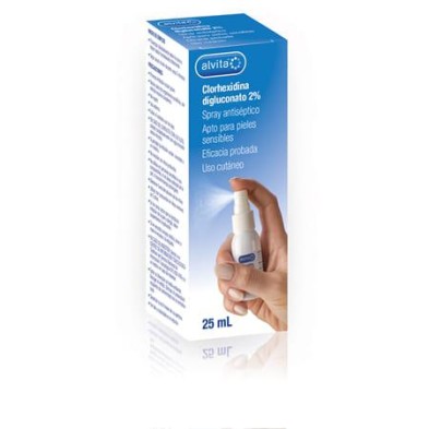 ALVITA CLORHEXIDINA DIGLUCONATO 2% 25ML SPRAY ANTISEPTICO
