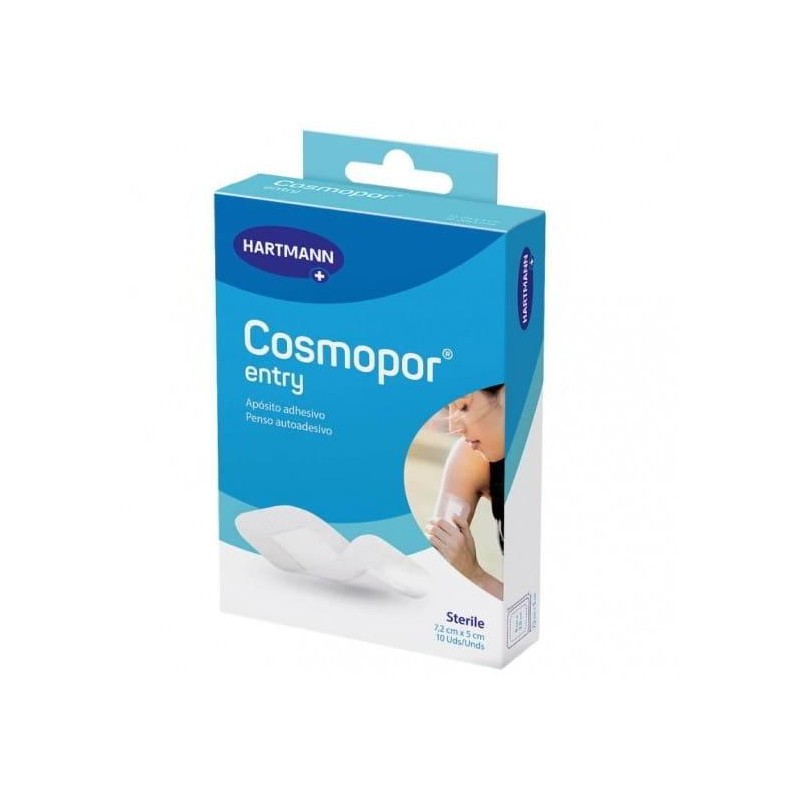 COSMOPOR ENTRY APOSITO ESTERIL 7,2 X 5 CM 10 U