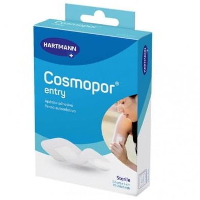 COSMOPOR ENTRY APOSITO ESTERIL 7,2 X 5 CM 10 U