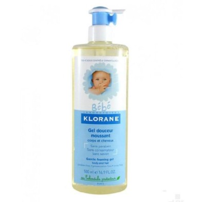 KLORANE BEBE GEL ESPUMA SOBREGRASO 500 ML