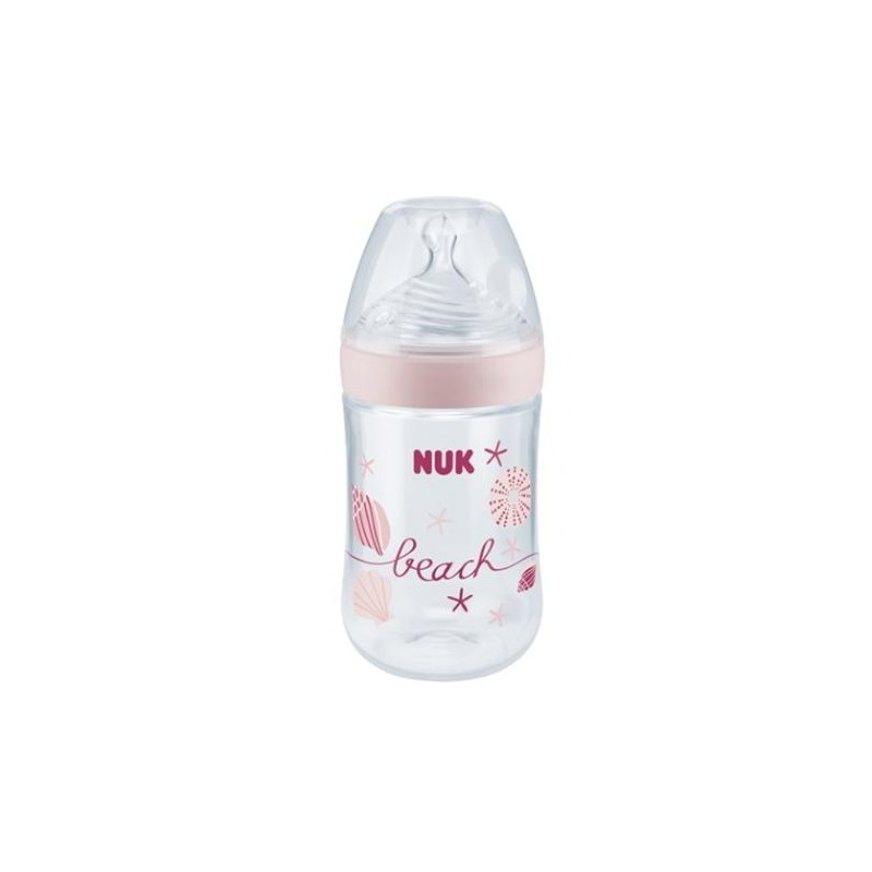 BIBERON SILICONA NUK NATURE TALLA M 1 UNIDAD 260 ML