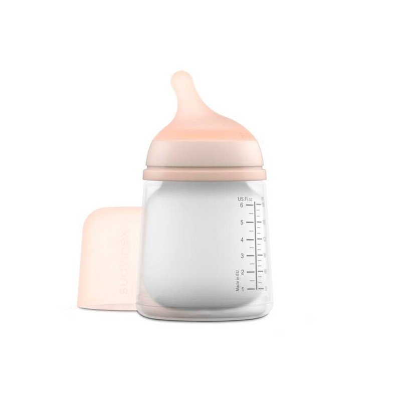 BIBERON ANTICOLICO T SILICONA SUAVINEX ADAPTABLE + 0 MESES 1 ENVASE 180 ML LIGHT SAND
