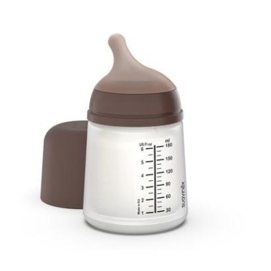 BIBERON ANTICOLICO T SILICONA SUAVINEX ADAPTABLE + 0 MESES 1 ENVASE 180 ML CARAMEL