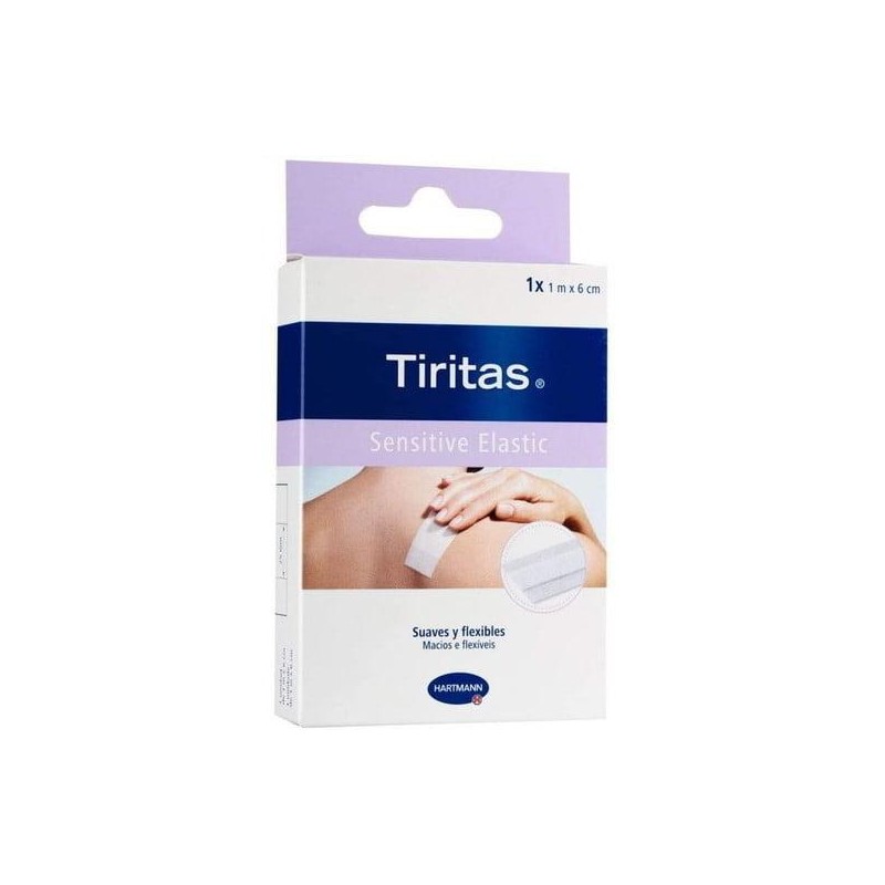 TIRITAS SENSITIVE ELASTIC APOSITO ADHESIVO 1M X6