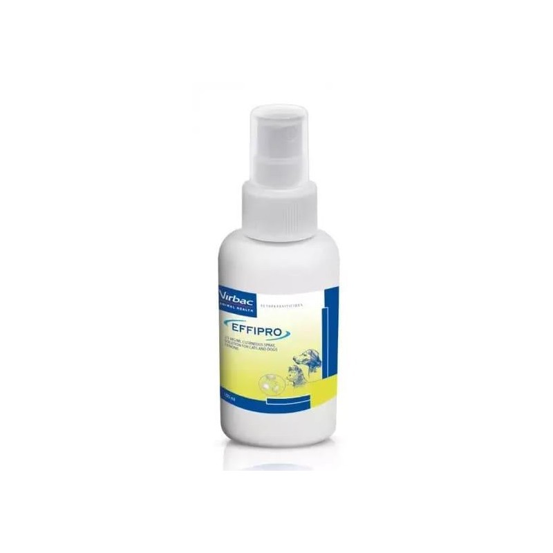 EFFIPRO 2,5 MG/ML SOLUCION PARA PULVERIZACION CUTANEA PARA PERROS Y GATOS 1 ENVASE PULVERIZADOR 100