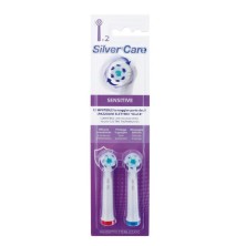 SILVER CARE 2 CABEZALES CEPILLO ORAL B COMPATIBLE SENSITIVO