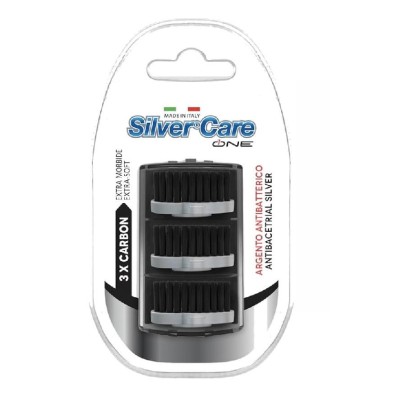 SILVER CARE RECAMBIO CEPILLO CARBON 3U EXTRA SUAVE
