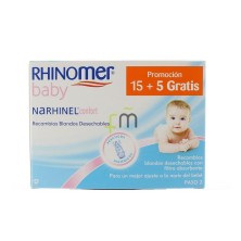 NARHINEL CONFORT ASPIRADOR RECAMBIO 20 BLANDO DESECHABLE