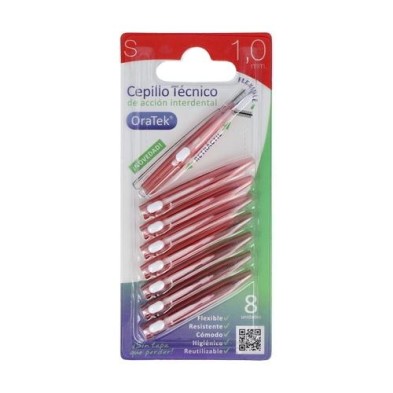 ORATEK RETRACTIL CEPILLO INTERDENTAL 1 MM 8 CEPI