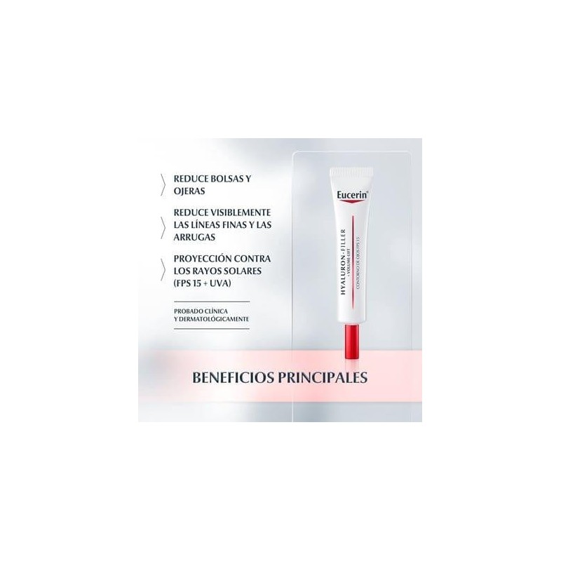 EUCERIN HYALURON FILLER VOLUME LIFT CONTORNO DE OJOS FPS 15