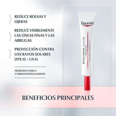 EUCERIN HYALURON FILLER VOLUME LIFT CONTORNO DE OJOS FPS 15