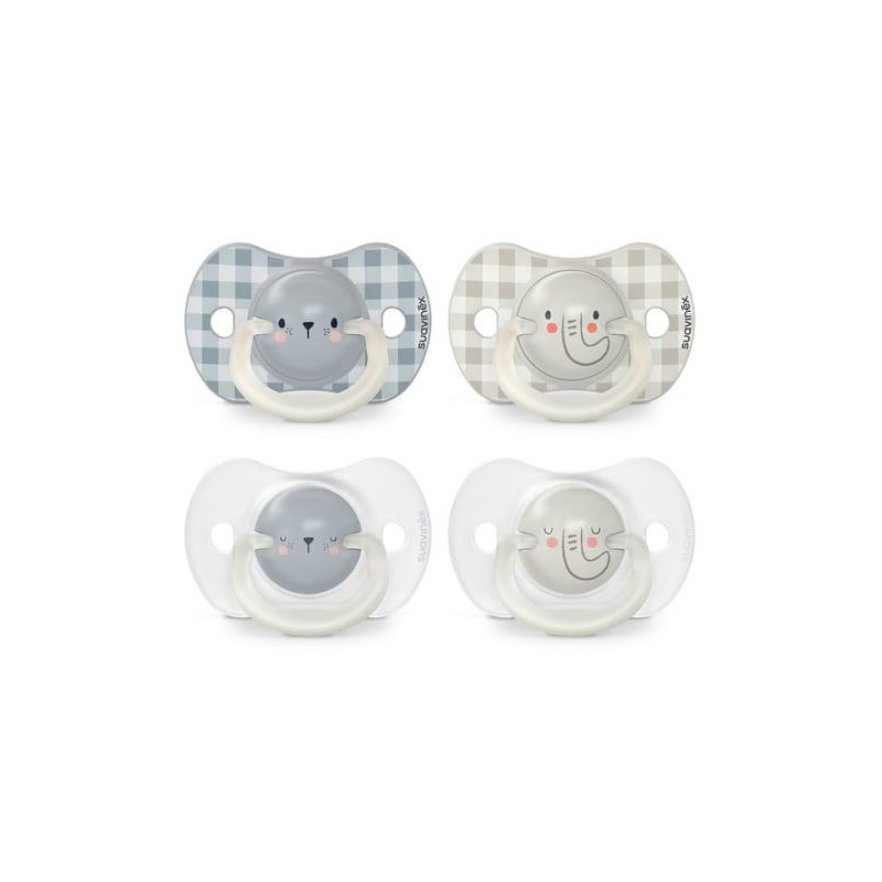 CHUPETE SIL T FISIO SUAVINEX NIGHT&DAY 0-6