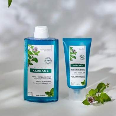 KLORANE CHAMPU A LA MENTA BIO 1 ENVASE 400 ML