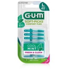 SOFT PICKS COMFORT FLEX T-L GUM 40 U