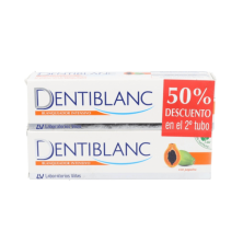 DENTIBLANC BLANQUEADOR INTENSIVO PASTA DENTAL DUPLO 100 + 100 ML