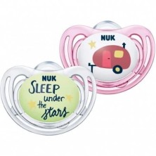 CHUPETE SILICONA NUK HELLO ADVENTURE 0-6 M 2 U