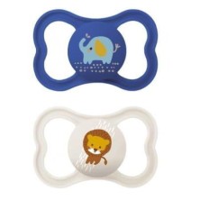 CHUPETE SILICONA SIMETRICA MAM AIR 16+ R PACK DOBLE