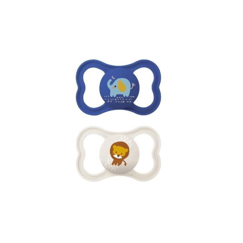 CHUPETE SILICONA SIMETRICA MAM AIR 16+ R PACK DOBLE