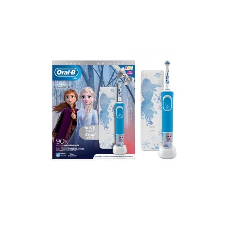 ORAL-B CEPILLO ELEC PRO KIDS 3+FROZEN II CON ESTUCHE DE VIAJE