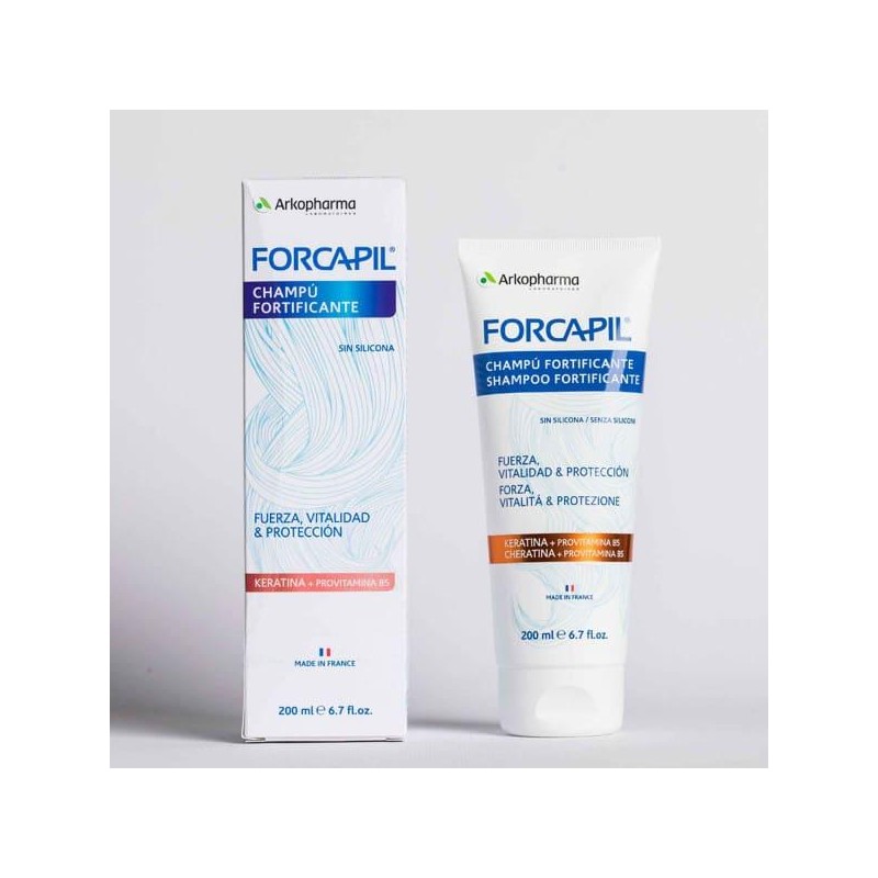 FORCAPIL CHAMPU FORTIFICANTE CON KERATINA 1 ENVASE 200 ML