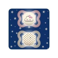 CHUPETE SIL SIM MAM SUPR NIGHT 2 UN 6+ PACK DOBLE