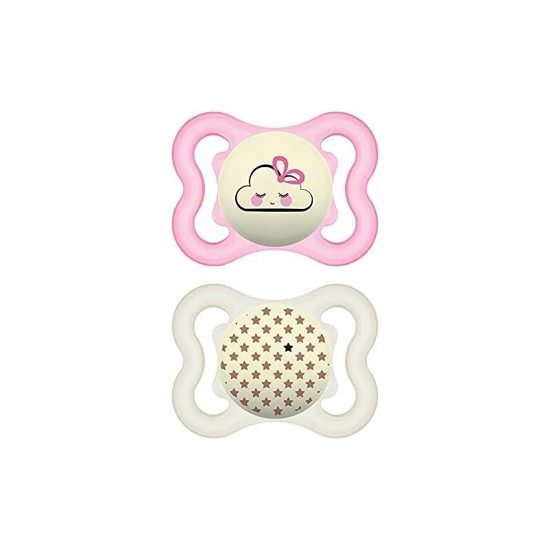 CHUPETE SIL SIM MAM SUPREME NIGHT 2 UNI 16+ PACK DOBLE