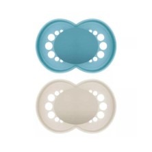 CHUPETE SIL MAM ORIGINAL +16 2U COLOR NEUTRO