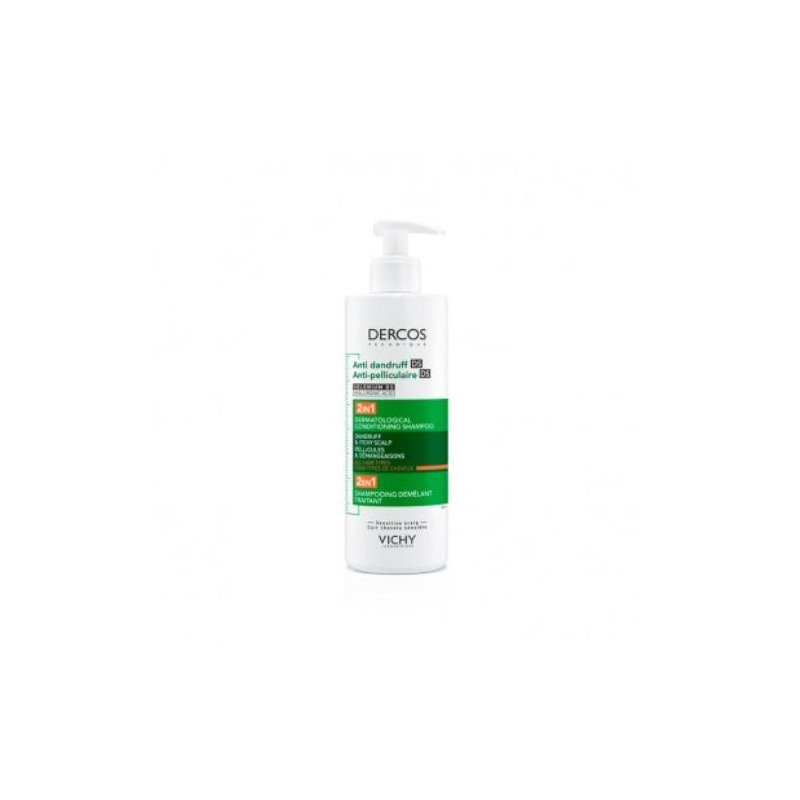 DERCOS CHAMPU ANTICASPA 2 EN 1 1 ENVASE 390 ML