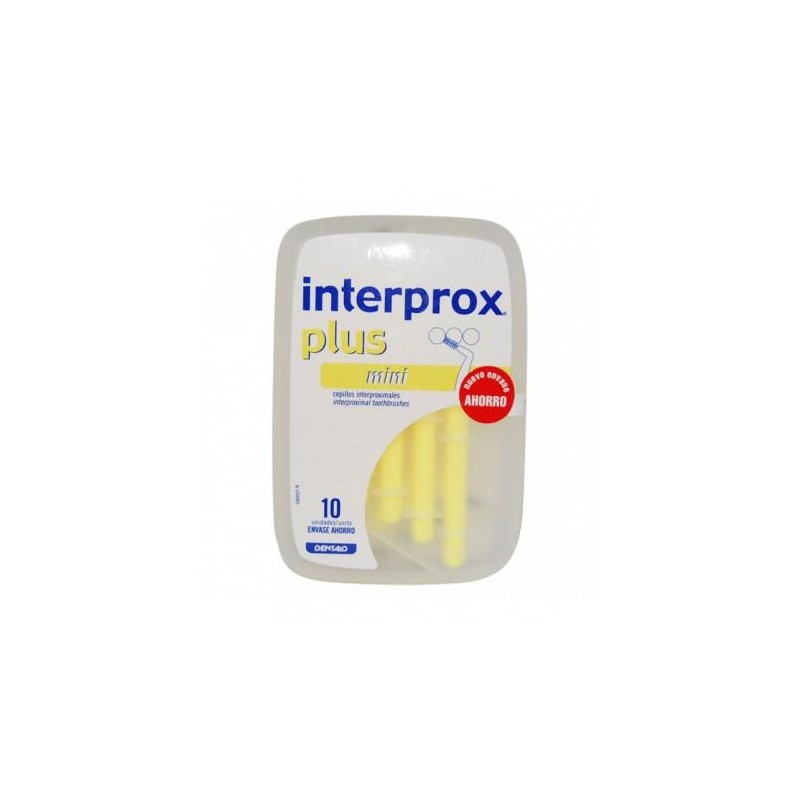 CEPILLO DENTAL INTERPROXIMAL INTERPROX PLUS MINI 10 UNIDADES