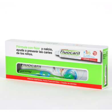PACK FLUOCARIL KIDS PASTA 50 ML + CEPILLO