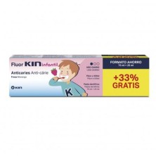 FLUOR KIN INFANTIL PASTA DE DIENTES 75+25 ML