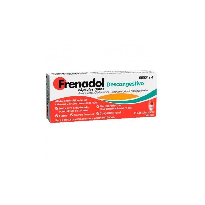 Frenadol Descongestivo Cápsulas