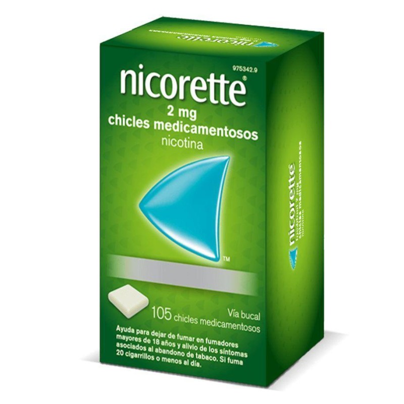NICORETTE 2 MG 105 CHICLES