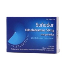 SOÑODOR 50 MG 10 COMPRIMIDOS